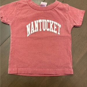 Rabbit Skins Nantucket Kids Tee in Dusty Rose
